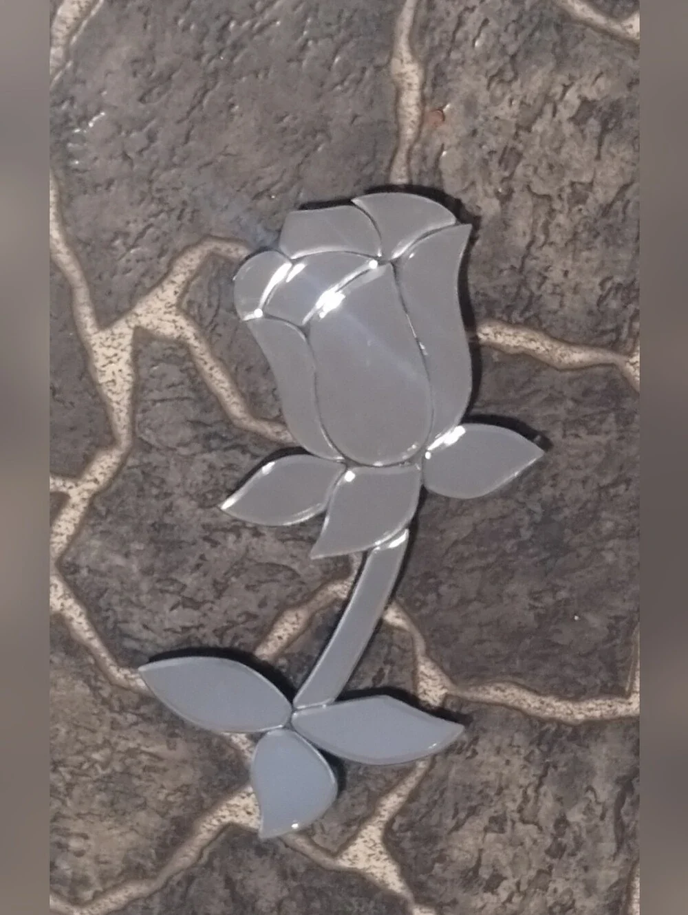 Rose Mirror Wall Hanging VINTAGE